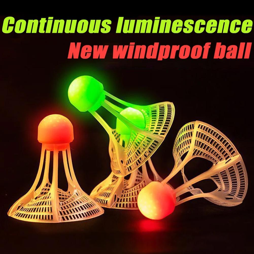 Badminton Raket - 1/2/5Pcs LED Glow Badminton Shuttlecocks,Light Up