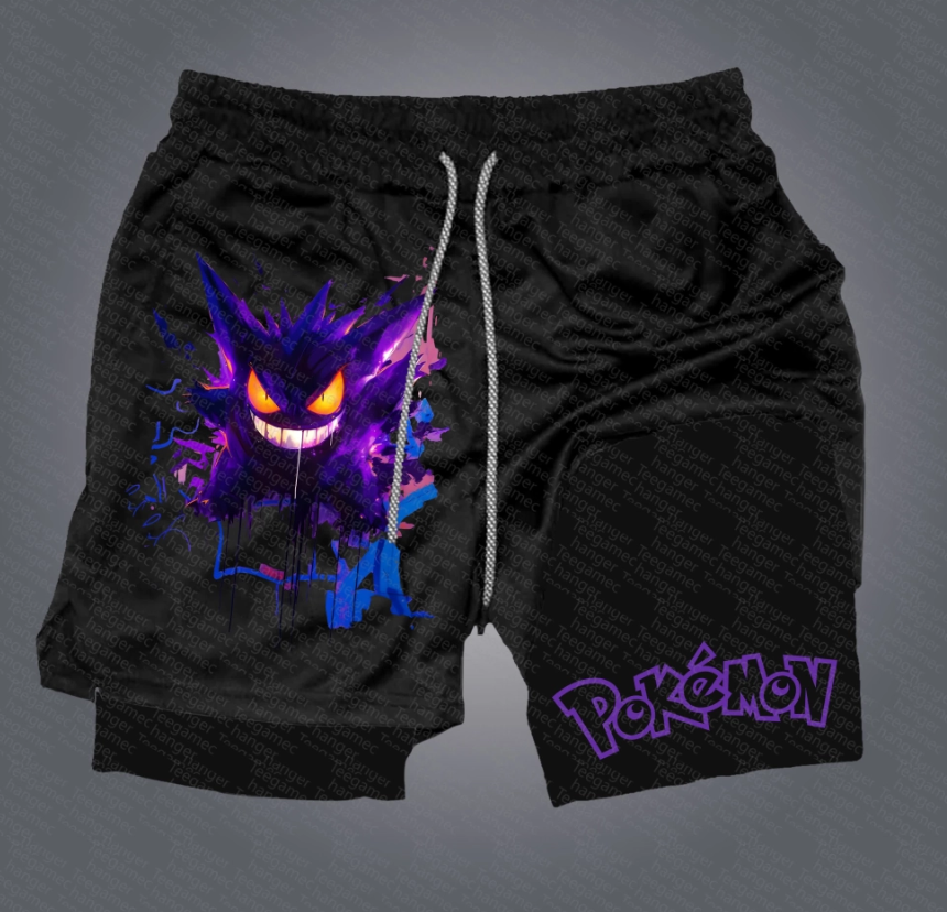 Badminton Anime - Official Pokémon Anime Collaboration Sports Shorts