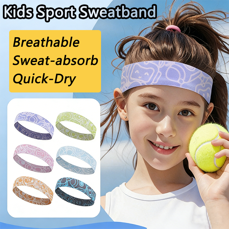 Badminton Anime - Kids Sport Headband Breathable Sweat Absorbing