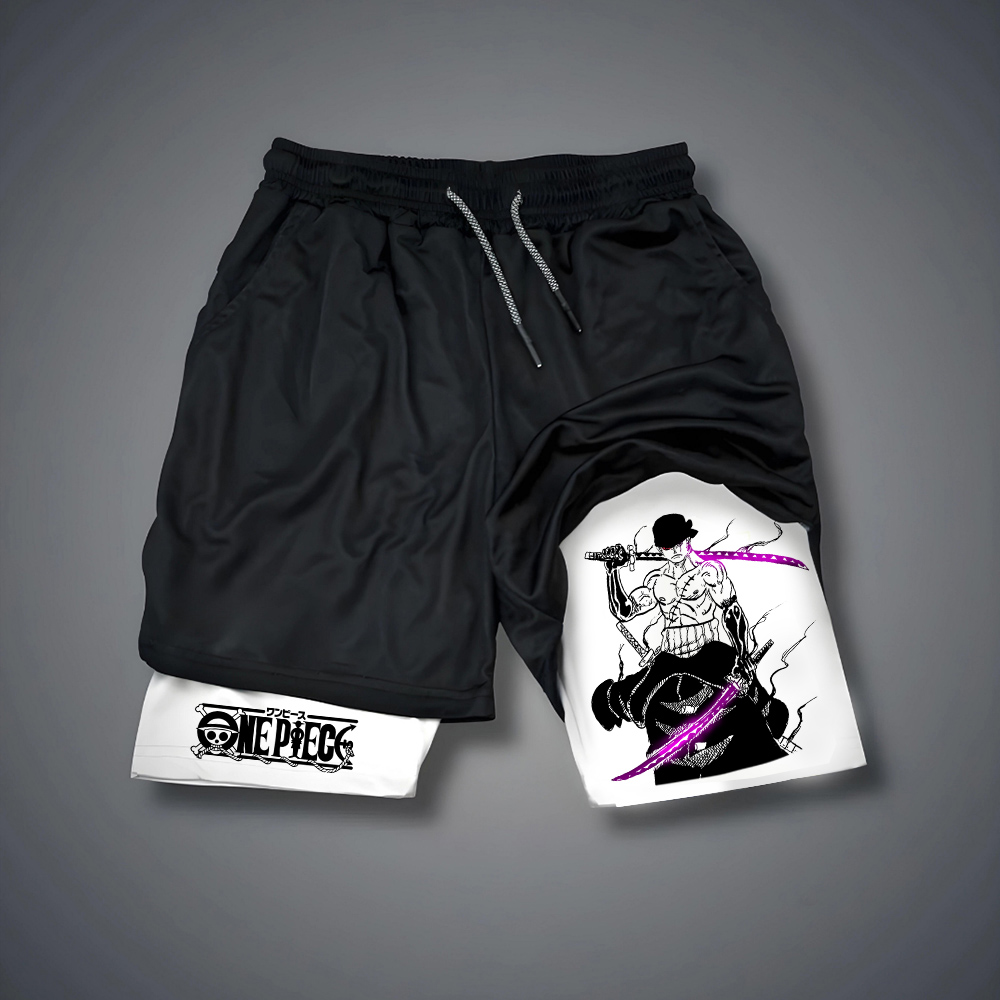 One Piece Men's Shorts Double  – обзор и цена Badminton Anime