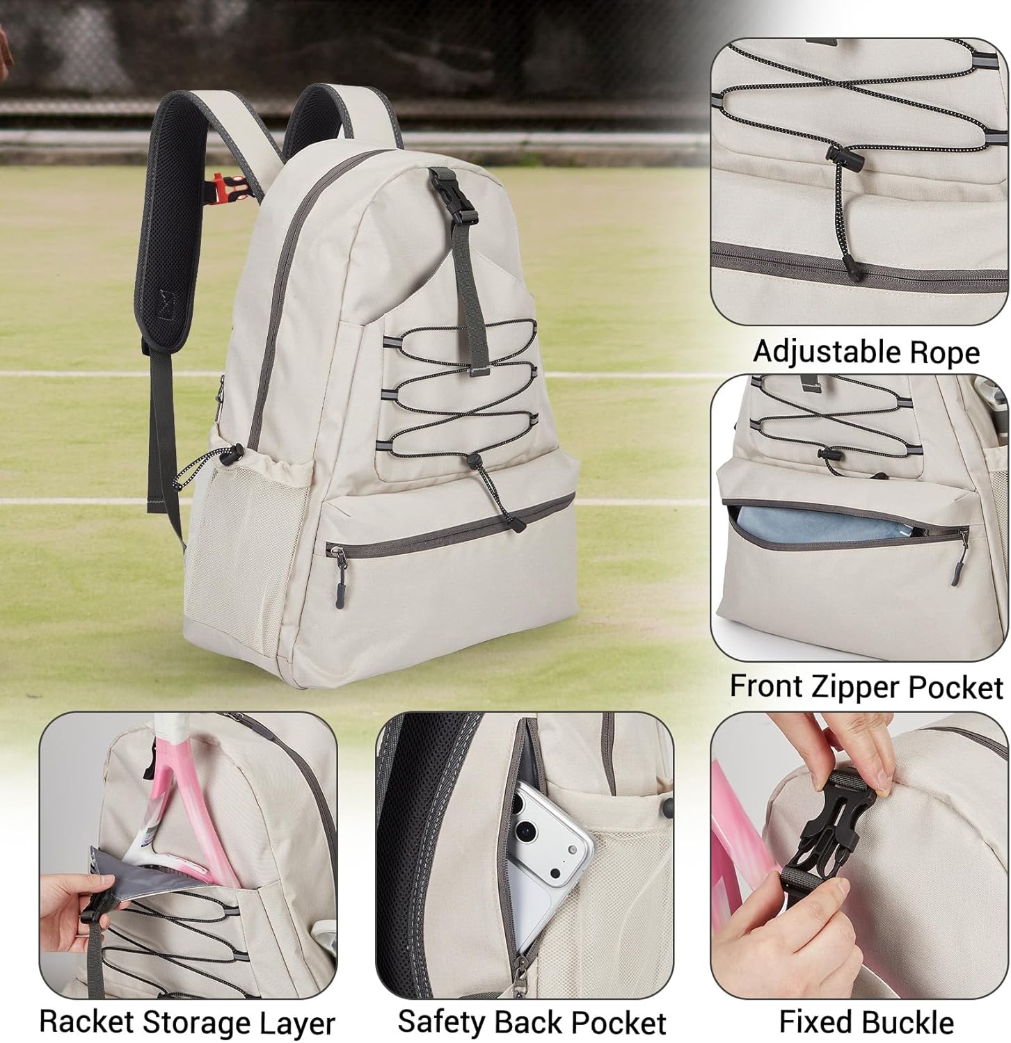 Garvee 2 Racket Pickleball Bag – обзор и цена Backpack Racket Bag