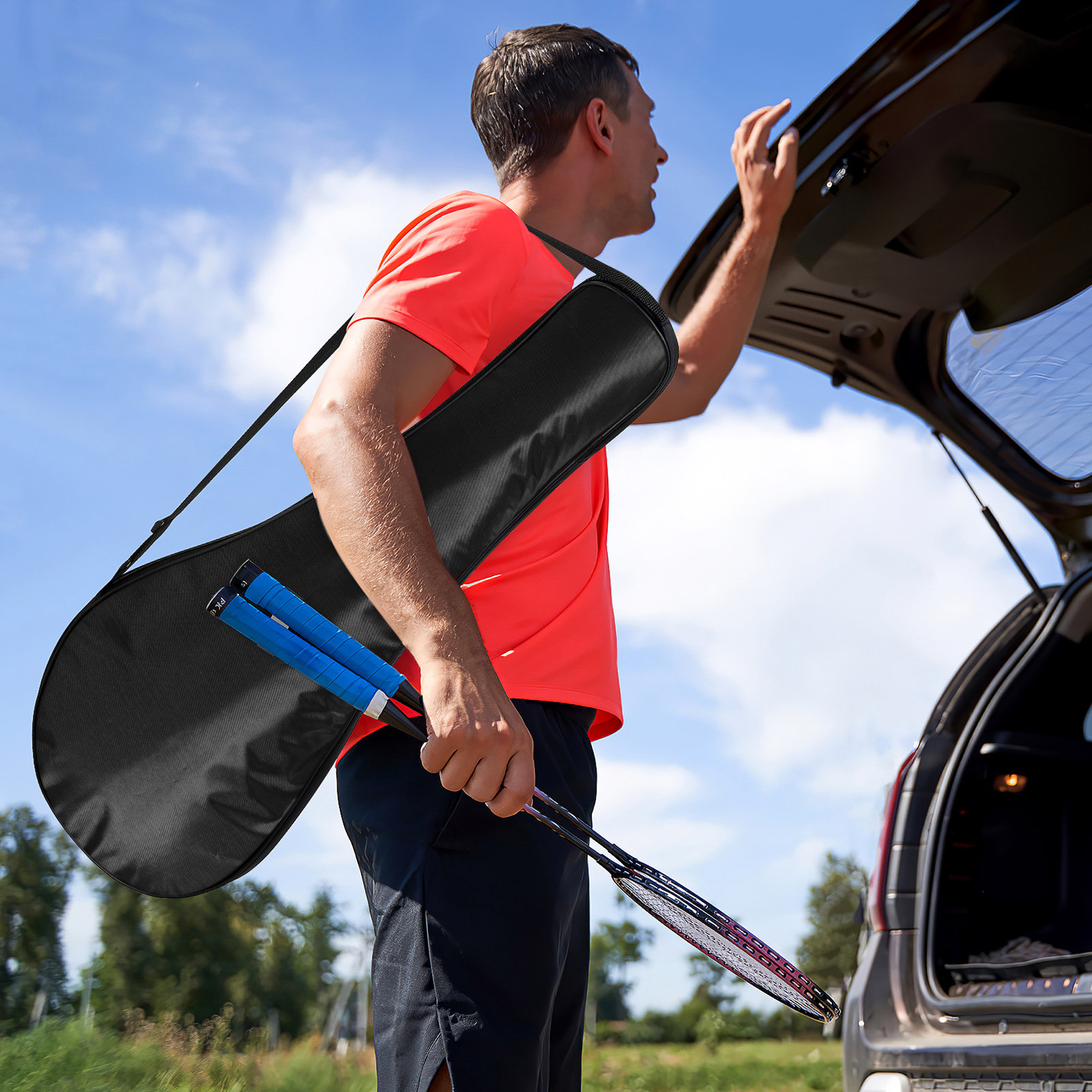 Outdoor Badminton Bag Sports R – обзор и цена Backpack Racket Bag