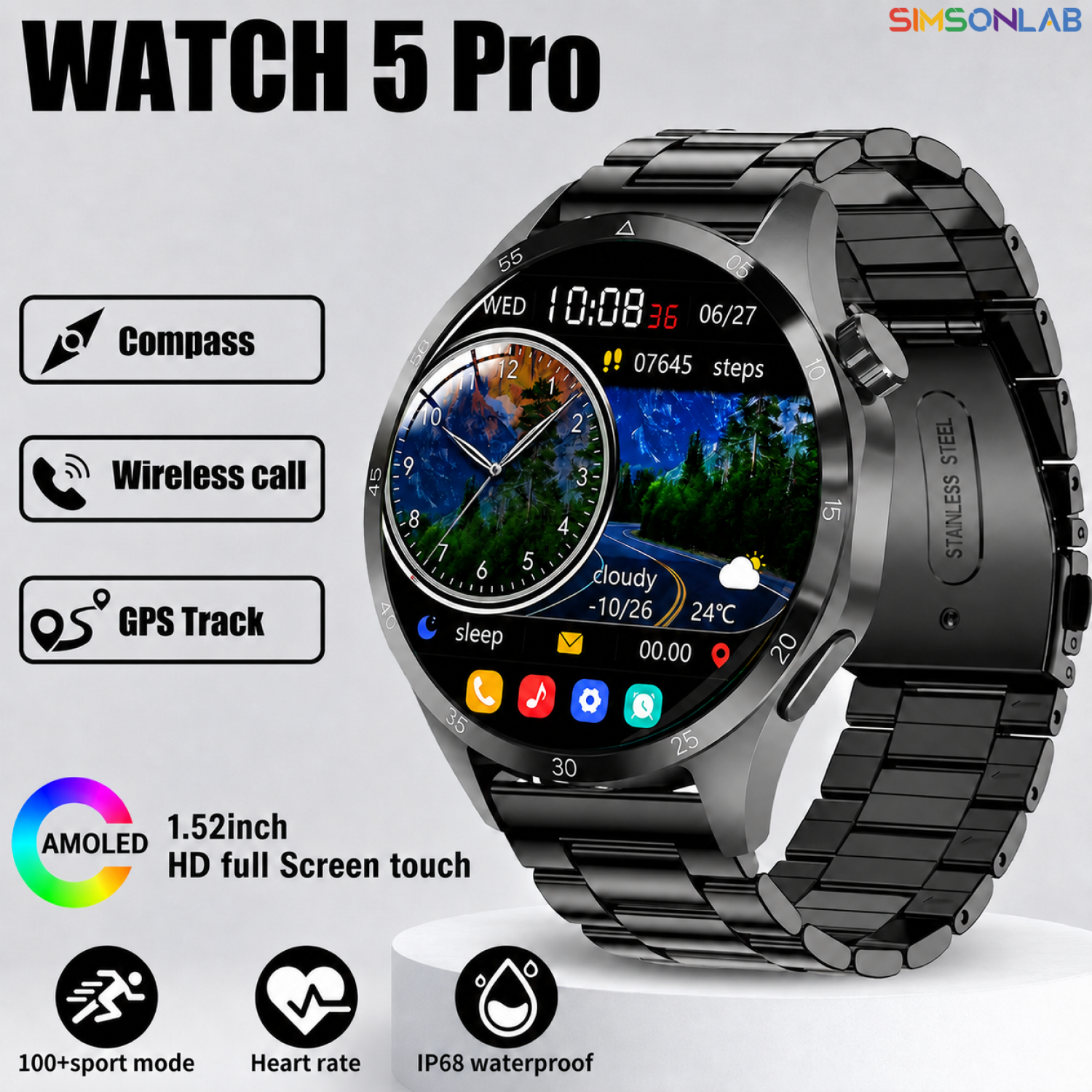 2026 New Smart Watch Men AMOLE – обзор и цена Badminton English