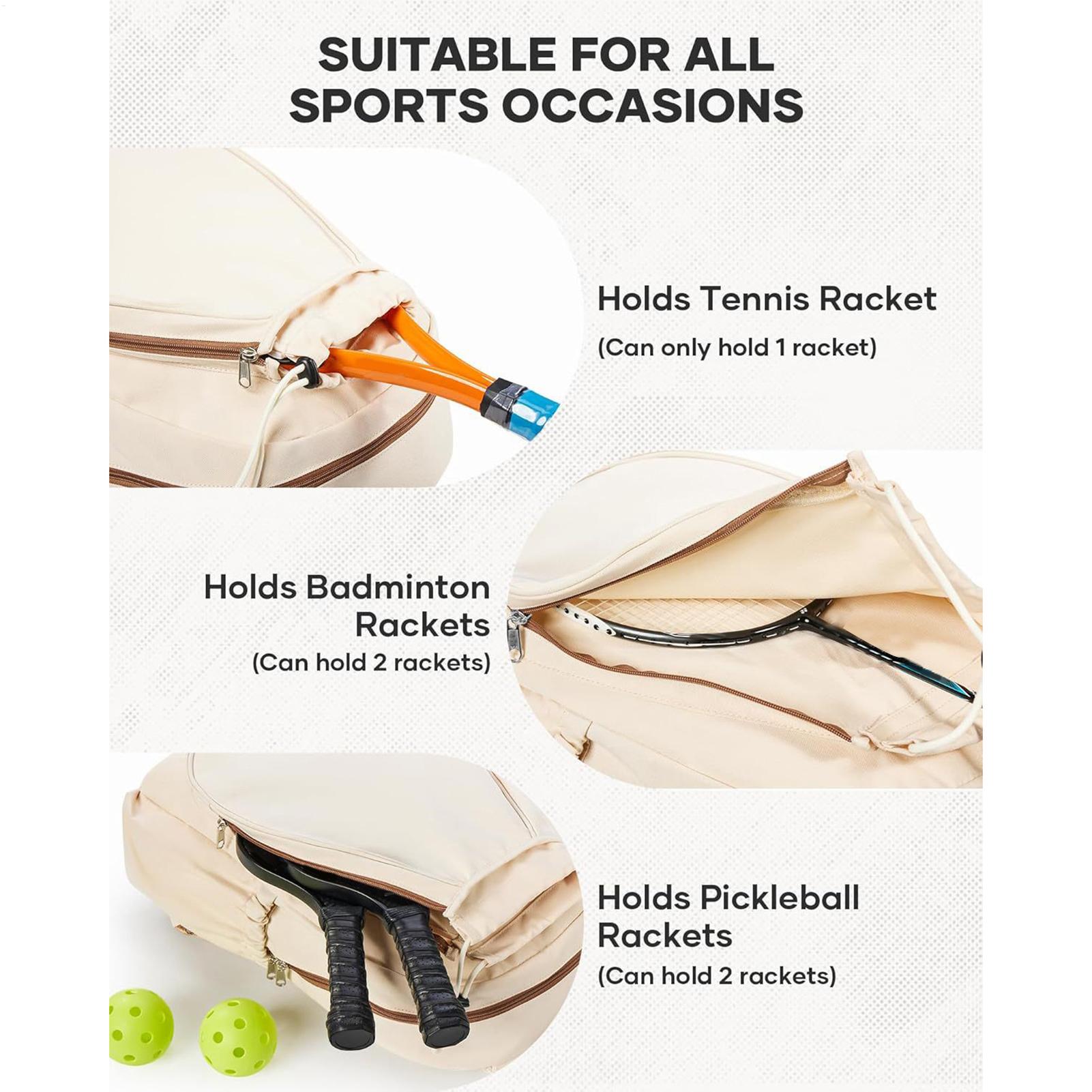 Pickleball Paddle Bag Holds 2  – обзор и цена Backpack Racket Bag