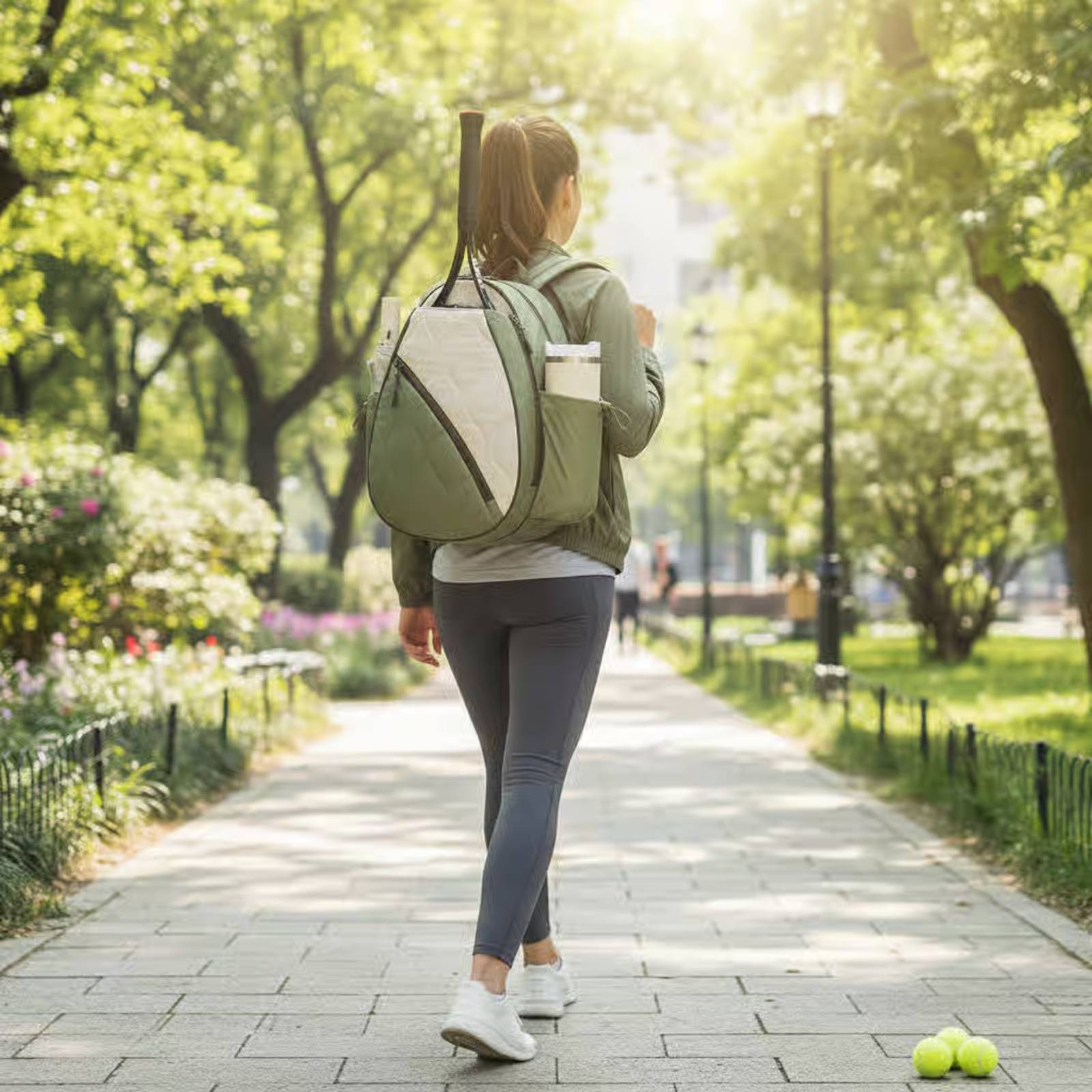 Tennis Backpack Teardrop-Shape – обзор и цена Backpack Racket Bag