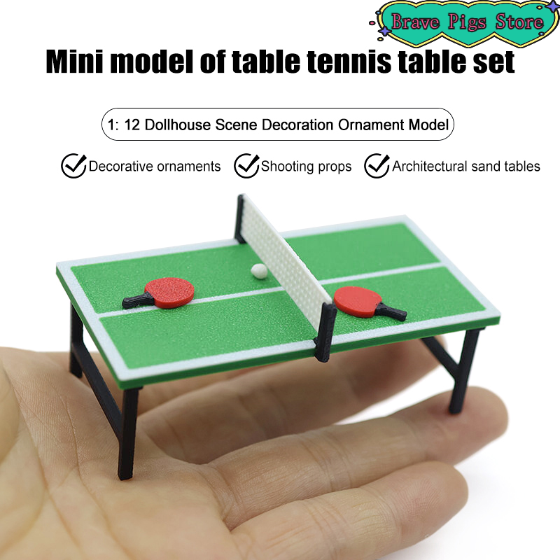 1:12 Miniature Table Tennis Ra – обзор и цена Badminton League