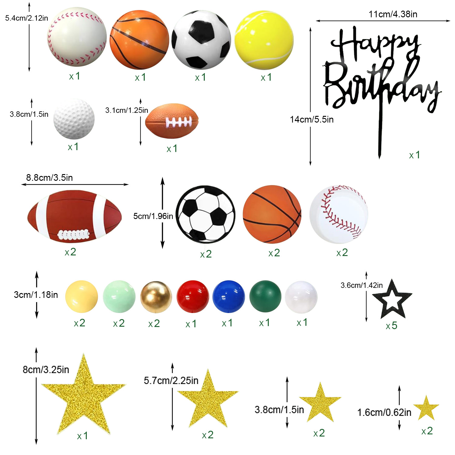 37 PCS Sports Cake Toppers Spo – обзор и цена Badminton Anime