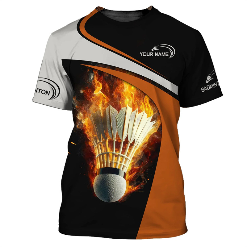 Badminton Sport T-shirt Men's  – обзор и цена Badminton Anime