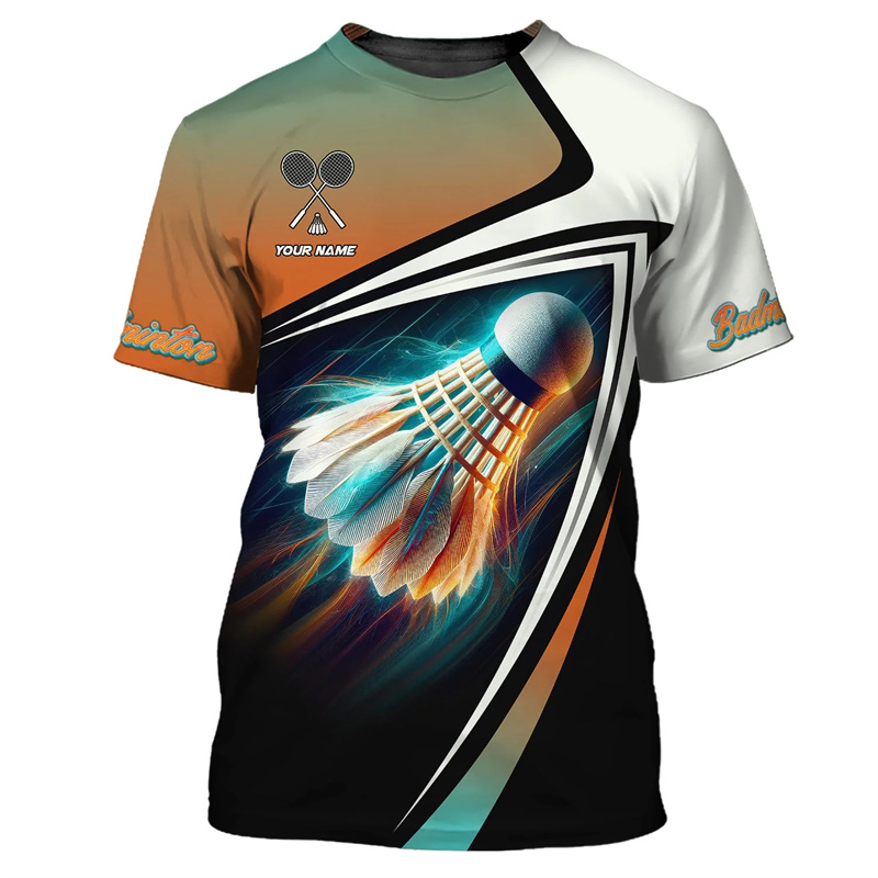 Badminton Sport T-shirt Men's  – обзор и цена Badminton Anime
